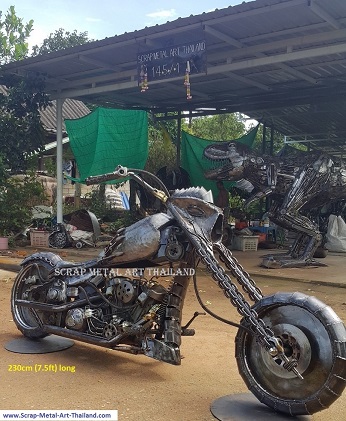 Predator superbike replica - life size Superbike metal art from Thailand